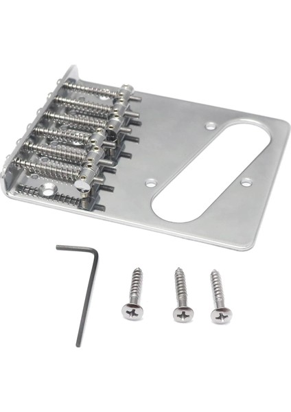 Vintage Style 6 Dizeler Sele Üst Yükleyici Köprüsü Telekaster Tarzı Elektro Gitar Parçaları Değiştirme (Yurt Dışından)