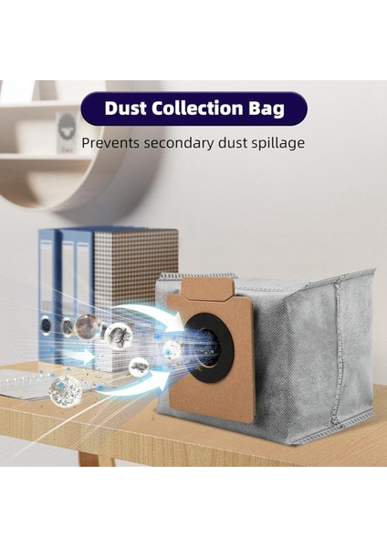 Eufy X10 Pro Omni Için Robot Vakum Süpürücü Ana Yan Fırça Hepa Filtreleri Mop Bez Toz Torbaları Yedek Parçalar (Yurt Dışından) fırsatları