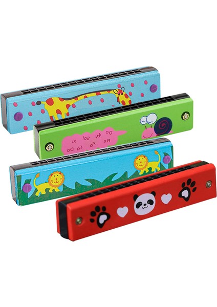 Çocuk Mızıka, 4 Diyatonik Mızıka Paketi, Yeni Başlayanlar Için Ahşap Müzik Aleti, Profesyoneller, Öğrenciler (Yurt Dışından)