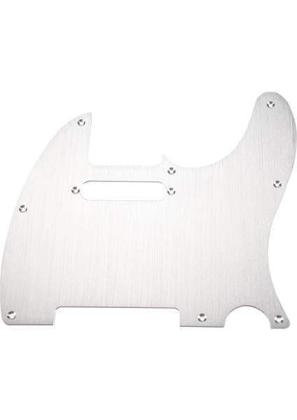 Gümüş 8 Delik Tele Gitar Pickguard Metal Seçim Standart Telekaster Pickguard Değiştirme (Yurt Dışından)