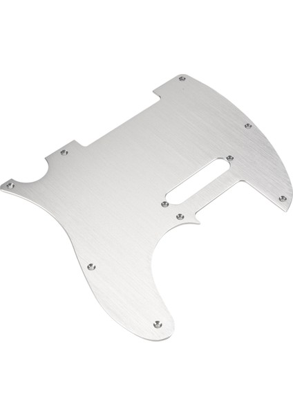 Gümüş 8 Delik Tele Gitar Pickguard Metal Seçim Standart Telekaster Pickguard Değiştirme (Yurt Dışından) indirimleri