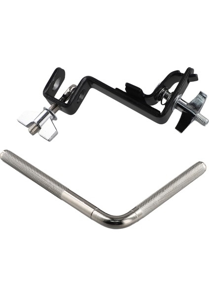 Bas Drum Cowbell Kelepçesi Inek Tutucu Aksesuarları, Davul Davulcu Enstrümanı Için Perküsyon Montaj Braketi L Çubuklu (Yurt Dışından) modelleri