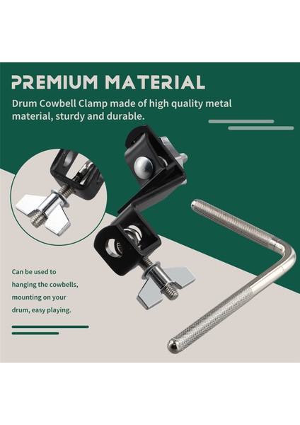 Bas Drum Cowbell Kelepçesi Inek Tutucu Aksesuarları, Davul Davulcu Enstrümanı Için Perküsyon Montaj Braketi L Çubuklu (Yurt Dışından) indirimleri