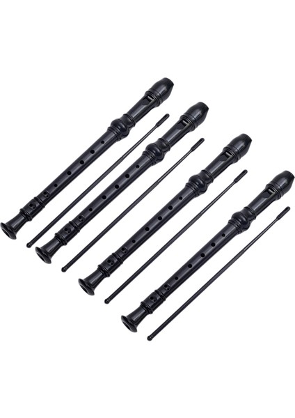 Siyah Abs Recorder Tiz 8 Delikli Müzik Aleti Flüt Çocukları Yetişkin Yeni Başlayanlar Giriş Seviyesi Flüt Enstrümanı (Yurt Dışından) indirimleri