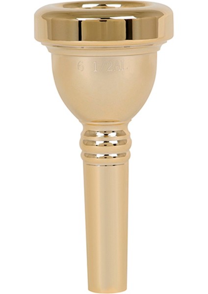 Trombon Ağızlık 6 1/2 (6 Buçuk) Al Ağızlık, Bach Fine Tenor Trombon Ağızlık Parmak Egzersizi, Altın Için (Yurt Dışından)