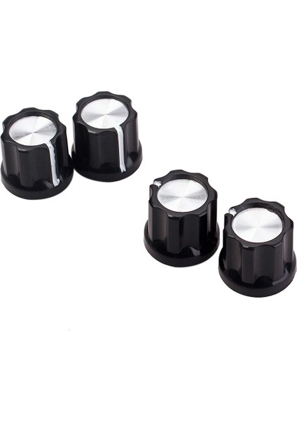 10PCS Siyah Potansiyometre Kontrol Düğmesi Hacim Ses Kontrol Topları Elektro Gitar Bas Parçaları (Yurt Dışından) fırsatları