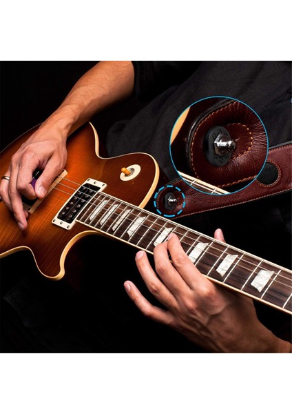 24PCS Bas, Gitar Kayış Kilitleri Bloklar, Kauçuk Malzeme Gitar Aksesuarları, Gitar Kayış Kilidi, Gitar Parçaları, Aksesuarlar (Yurt Dışından) fırsatları