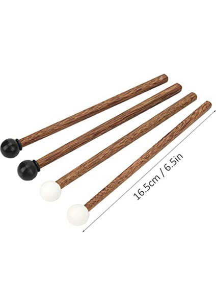 4 Çelik Dil Sopaları, Çocuklar Için Kauçuk Sopalar, Çocuk Davulcuları ve Uygulayıcıları Için (Yurt Dışından) fiyatları