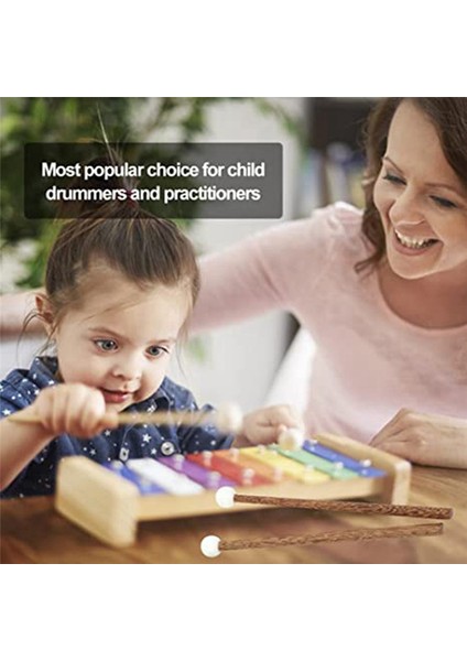 4 Çelik Dil Sopaları, Çocuklar Için Kauçuk Sopalar, Çocuk Davulcuları ve Uygulayıcıları Için (Yurt Dışından) modelleri