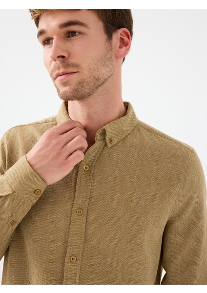 Regular Fit Erkek Gömlek U.kol