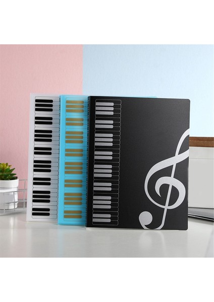 3pcs Notalar Klasörü Personel Müzik Klasörü, Piyano Skor Klasörü, Boyut A4&#39;e Uyuyor, Yazılabilir ve Çıkarılabilir Koro Klasörü D (Yurt Dışından) fiyatları