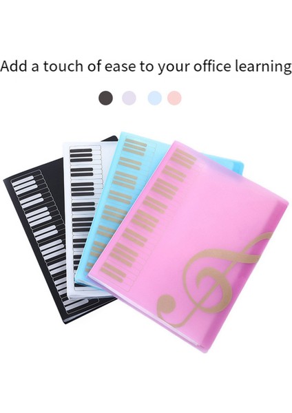 3pcs Notalar Klasörü Personel Müzik Klasörü, Piyano Skor Klasörü, Boyut A4&#39;e Uyuyor, Yazılabilir ve Çıkarılabilir Koro Klasörü D (Yurt Dışından) fırsatları
