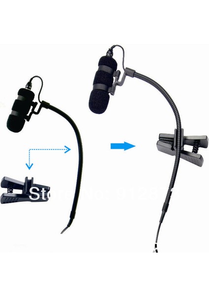 MU100S Profesyonel Saksafon Mikrofon Klipsi Sakslık Müzik Enstrümanlarında Kararlı Mikrofonlar Için Oynama ve Vokal (Yurt Dışından) fırsatları