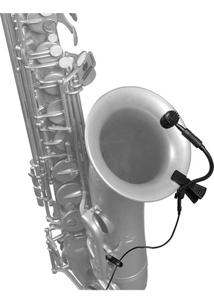 MU100S Profesyonel Saksafon Mikrofon Klipsi Sakslık Müzik Enstrümanlarında Kararlı Mikrofonlar Için Oynama ve Vokal (Yurt Dışından) indirimleri