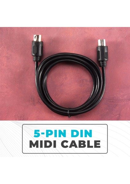 2 Paket 5 Pimli Dın Mıdı Kablosu, Mıdı Klavye Için 3 Metrelik Erkek Ila Erkek 5 Pimli Midi Kablosu, Klavye Synth, Raf Synth, Raf Synth (Yurt Dışından) indirimleri