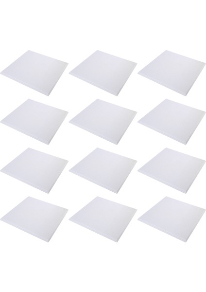 Kendinden Yapışkan Akustik Paneller 12 Paket, 12 x 12 x 0.4 Inç Ses Geçirmez Dolgu, Ev Için Ses Emici Panel, Beyaz (Yurt Dışından) fiyatları