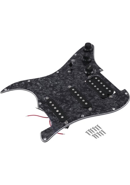 Sq Sq Electıce Gitar Yüklü Önceden Kablolanmış Elektro Gitar Pickguard Pikap Montajı Siyah Inci (Yurt Dışından) fiyatları