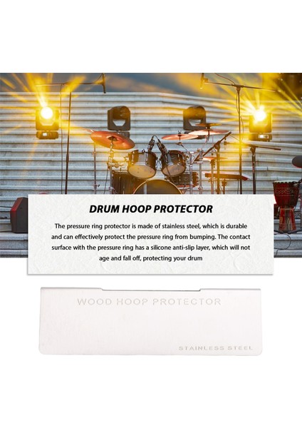2 Adet Davul Kasnak Koruyucusu Bas Davul Çemberleri Koruyucu Ahşap Çember Koruyucu Davul Aksesuarları (Yurt Dışından) fırsatları