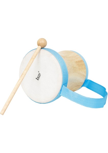 Erken Eğitim ve Çocuk Perküsyonu Için Irin Ahşap Bongo Davul, Ahşap Djembe Davul Seti (Mavi) (Yurt Dışından)