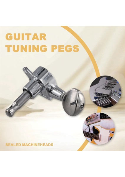 6pcs 6r Gitar Ayarlanması Pegs Tuner Makine Başlıkları Çamurluk Değiştirme Için (Yurt Dışından) indirimleri