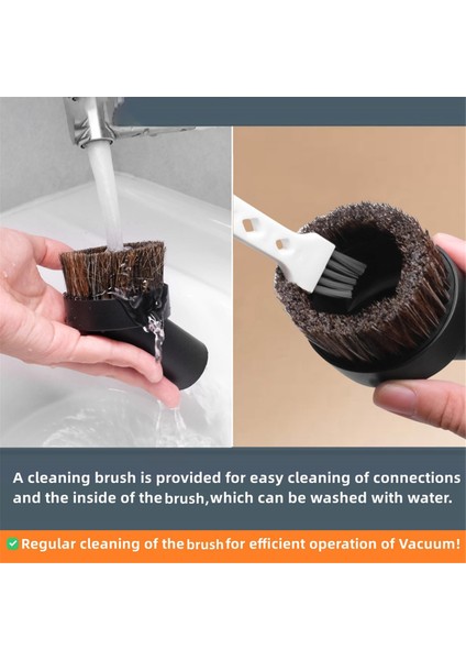 Dyson V6 V7 V7 V8V10V12 V15,1.25 İnç Yumuşak Toz Fırçası ve Ek Adaptör Seti (Yurt Dışından) indirimleri