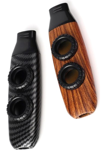 Çift Delikli Tasarım Kazoo Çift Membran Kazoo Eşlik Ukulele Gitar Keman Taşınabilir Müzik Enstrümanı-A (Yurt Dışından) fırsatları