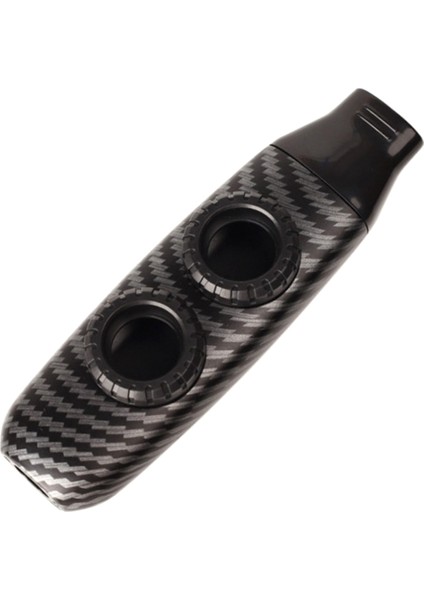 Çift Delikli Tasarım Kazoo Çift Membran Kazoo Eşlik Ukulele Gitar Keman Portatif Müzik Enstrümanı-B (Yurt Dışından)