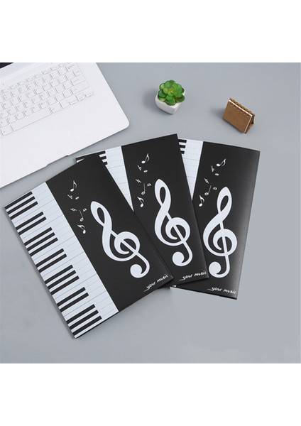 6 Sayfa Genişletme Not Klasörü, Piyano Skor Klasörü, Mektup Boyutu A4&#39;e Uyuyor, Katlanabilir Koro Klasörü Siyah 3 Pcs (Yurt Dışından) indirimleri