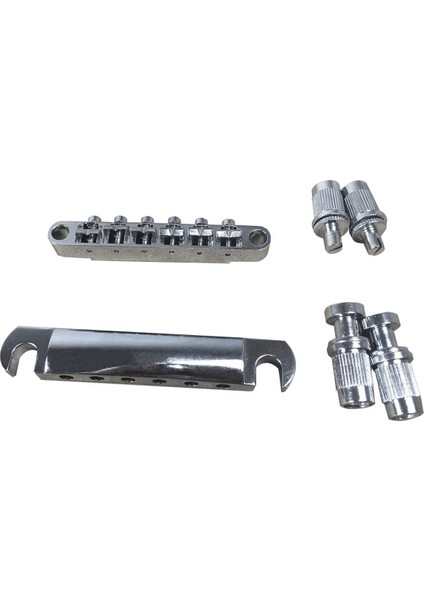 Elektro Gitar Köprüsü, Standart 6 Dize Boyut Lp Gitar Köprüsü Tam Set Köprü Tail Stud Zinc Alaşım Gitar Aksesuarları (Yurt Dışından)