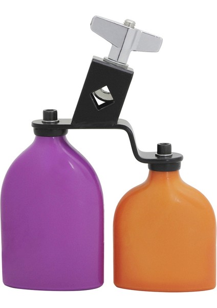 Davul Için Bicolor Cowbell Seti Yüksek ve Düşük Tonlar Çift Montajlı Çan Kiti Perküsyon Enstrümanları Orta Boyut (Yurt Dışından) indirimleri