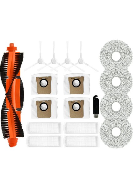 Xiaomi M30 Pro Vakum Ana Yan Fırçası Hepa Filtre Mop Pad Toz Torbası Yedek Parçalar Aksesuarları (Yurt Dışından)