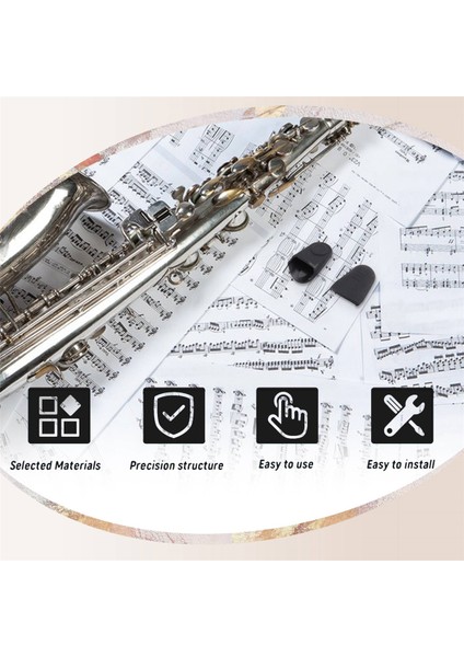 15PCS Kauçuk Ağızlık Kap Clip Ligatürü Flüt Klarnet Saksafon Sax Parça Aksesuarları Için Hassas Ucu Koruyun (Yurt Dışından) indirimleri