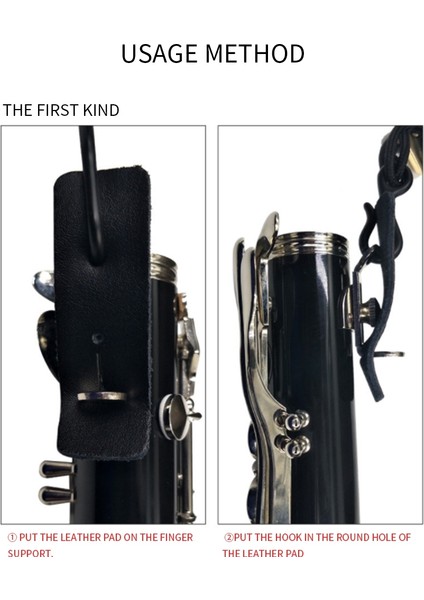 Saksafon Boyun Kayışı Yumuşak Yastıklı Omuz Kayışı Alto Tenor Soprano Saksafon Obua Klarnet Ayarlanabilir Uzunluk 43-58CM (Yurt Dışından) modelleri