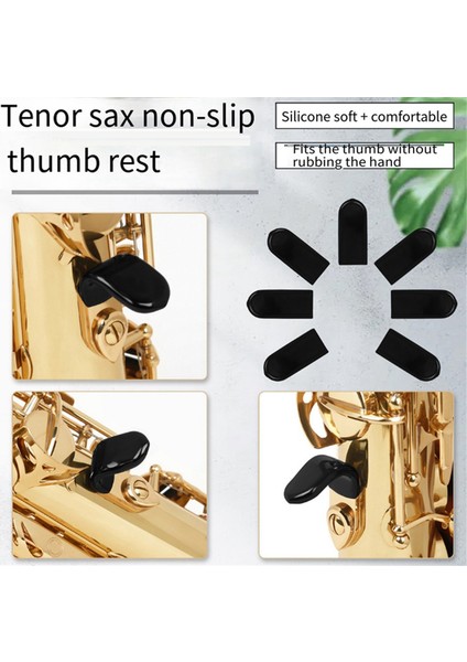 14PCS Saksafon Başparmak Dinlenme Alto Saksafon Kaymaz Başparmağı Dinlenme Silikon Başparmak Dinlenme Örtüsü (Yurt Dışından) fırsatları