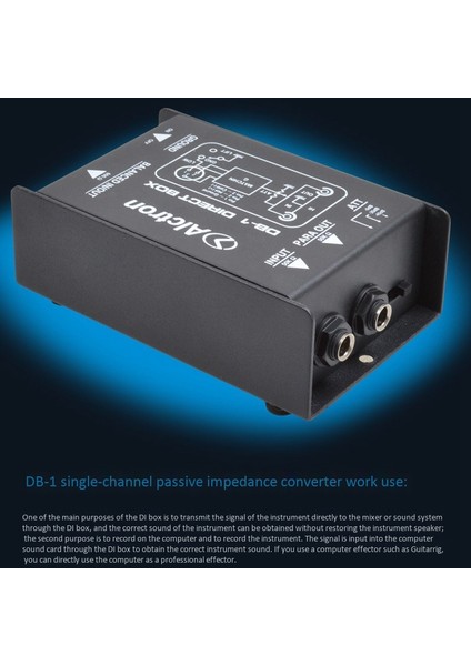 Alctron Db-1 Tek Pasif Empedans Dönüştürücü Dibox Ön Aşama Efektör Dı Box (Yurt Dışından) fiyatları