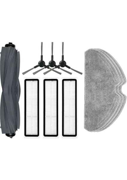 Dream D9 Için Max Gen 2 / D10S Pro / D10S Robot Vakum Aksesuarları Ana Fırça Filtre Mop Rag Yedek Parçaları (Yurt Dışından)