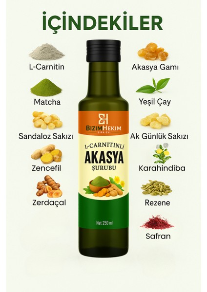 Akasya Gamı Şurubu 250 ml Fazlalık Atmaya Yardımcı Detox Şurubu fırsatları