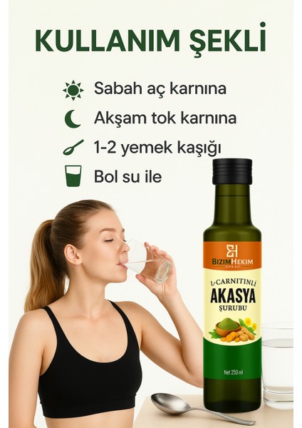 Akasya Gamı Şurubu 250 ml Fazlalık Atmaya Yardımcı Detox Şurubu indirimleri