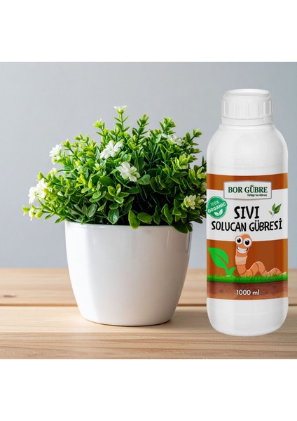 Organik Sıvı Solucan Gübresi 500ML
