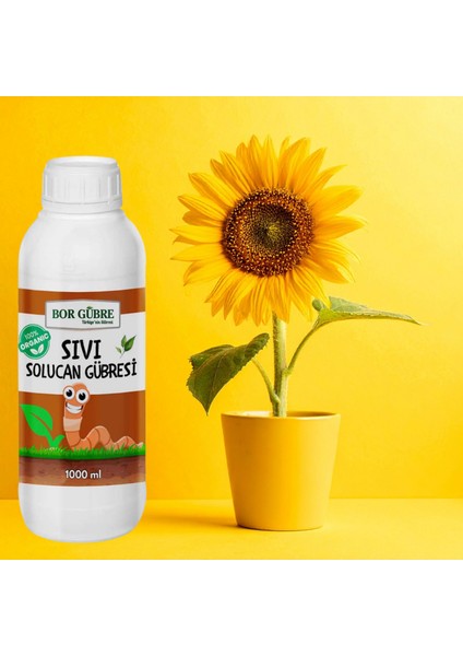 Organik Sıvı Solucan Gübresi 500ML