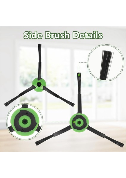 Irobot Roomba Için J7 J7 J7+ J5 J5+ J6 J6+ J8 J8+ J9 J9+ Vakum Temizleyici Aksesuarları Kit Kauçuk Yan Fırçalar Hepa Filtreleri (Yurt Dışından) fiyatları