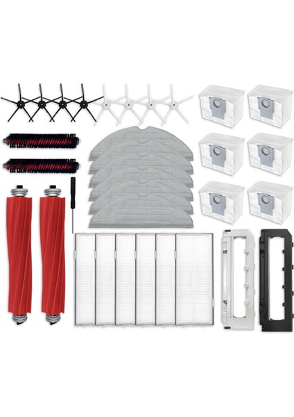 Roborock S7 Maxv Ultra S7 Pro Ultra Aksesuarlar Robot Vakum Pop Filtre Toz Çantası (Yurt Dışından) fiyatları