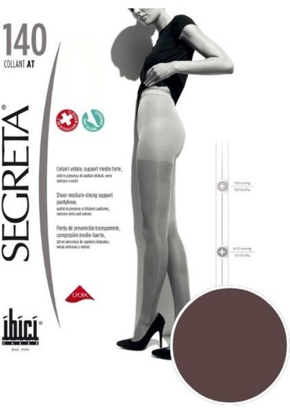 140 Külotlu Çorabı - Füme - 1