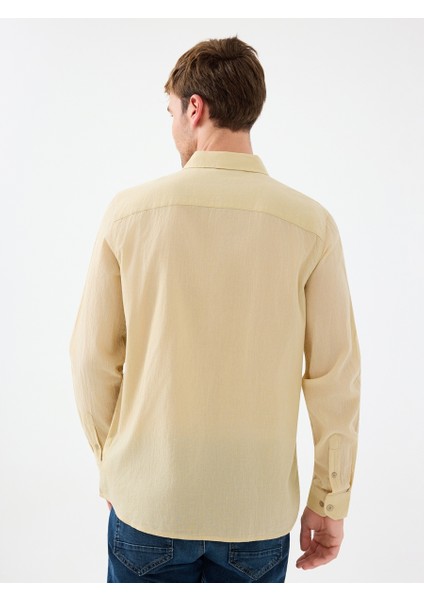 Regular Fit Erkek Gömlek U.kol
