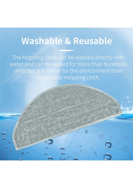 10PCS Xiaomi Robot Vakum E10 E12 B112 Vakum Aksesuarları Yan Fırça Hepa Filtre Mop Kumaş (Yurt Dışından) fiyatları