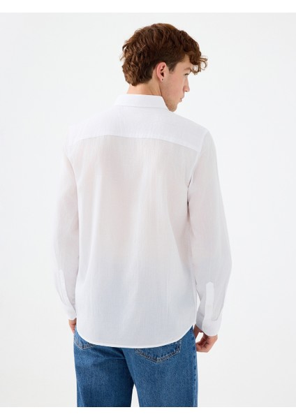 Regular Fit Erkek Gömlek U.kol