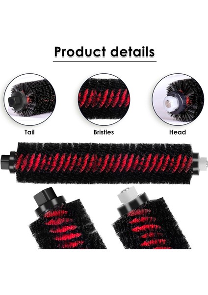 3pcs Roborock S8 Pro Ultra/s8/s8+/s8 Için Yüksek Hızlı Temizleme Fırçaları Plus Robotik Vakum Değiştirme Kendi Kendini Temizleme Fırçası (Yurt Dışından) modelleri