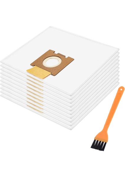 Hoover H81/H81 Saf Epa/telios Için 10 Vakum Süpürge Torbaları Ekstra, Büyük Kapasiteli Dokunmayan Vakum Toz Torbaları (Yurt Dışından)