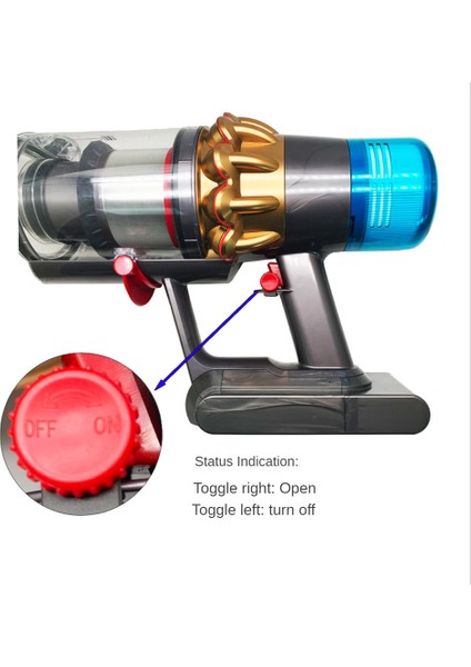 Dyson V6/V7/V8/V10/V11/V15/V18/SLIM Vakum Süpürge Anahtarı Kilitli Ev Temizliği B Için Tetik Kilit Güç Düğmesi (Yurt Dışından) modelleri