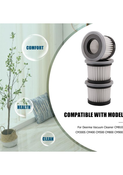 Xiaomi Deerma Için Vakum Süpürge CM810 CM300S/400/500/800/900 Hepa Filtre Tozu Yedek Aksesuarlar Parçalar 3 Pcs (Yurt Dışından) fiyatları